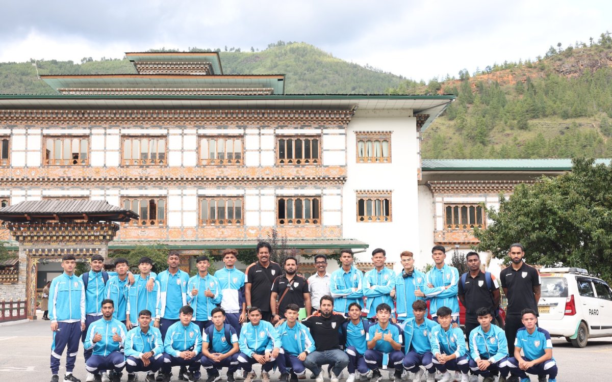 India U17 Men s Team Lands In Bhutan Ahead Of SAFF Championship