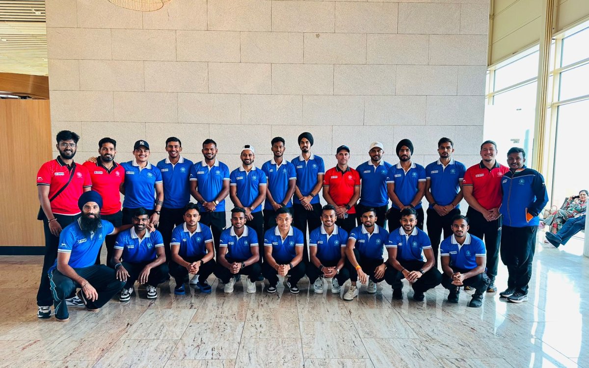 Indian men's hockey team leaves for Asian Champions Trophy in China