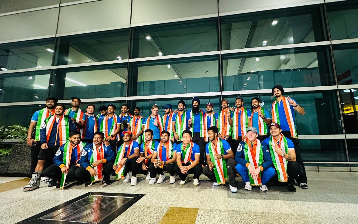 Men's hockey team returns to India after winning Asian Champions Trophy