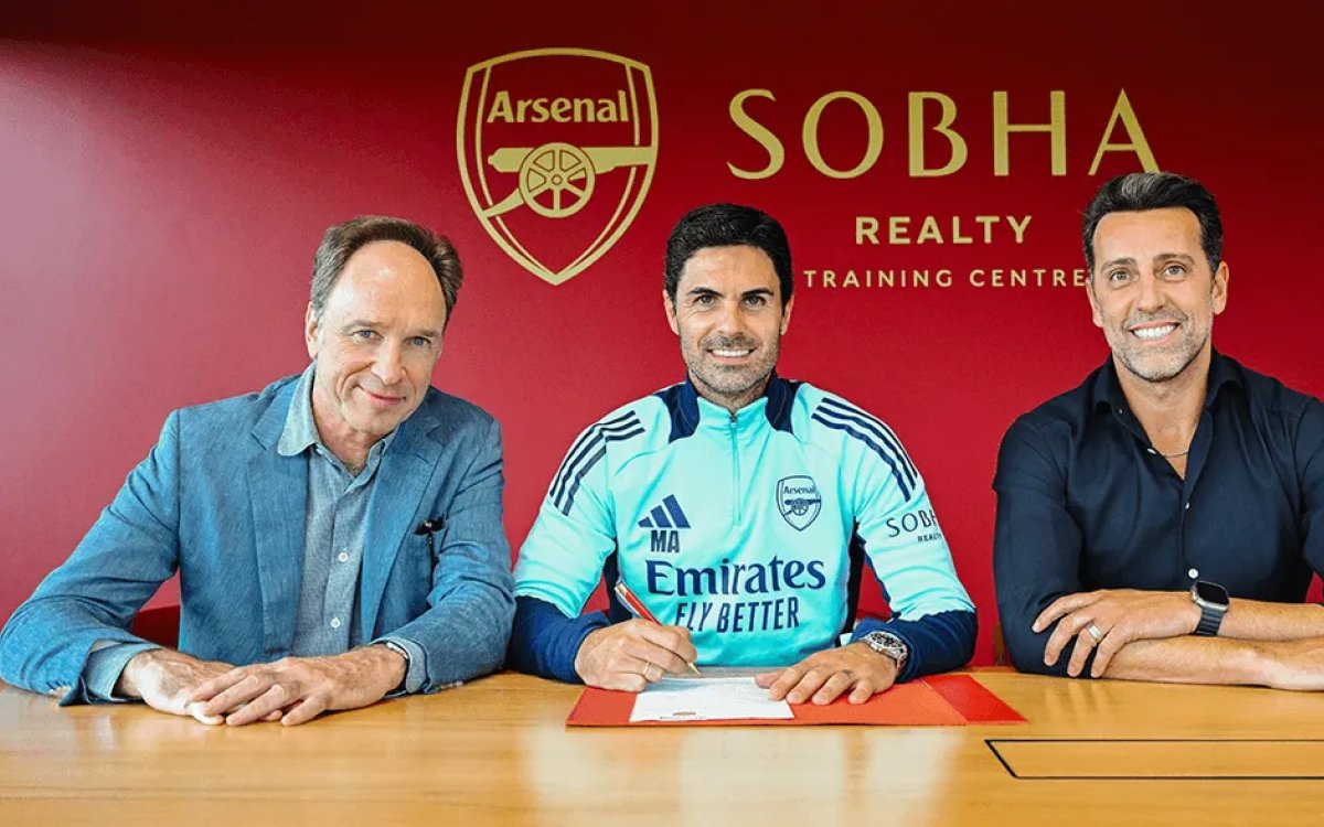 Mikel Arteta signs new long-term contract with Arsenal