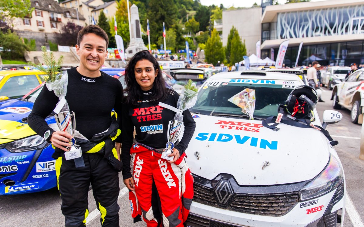 Pragathi makes impressive debut in gravel rally; finishes 15th in Rallye Terre de Lozere