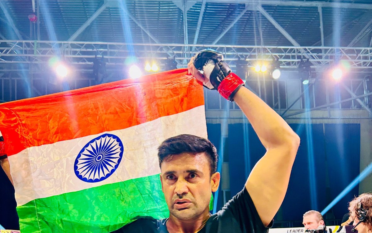 Sangram Singh Becomes First Indian Male Wrestler To Win MMA Fight