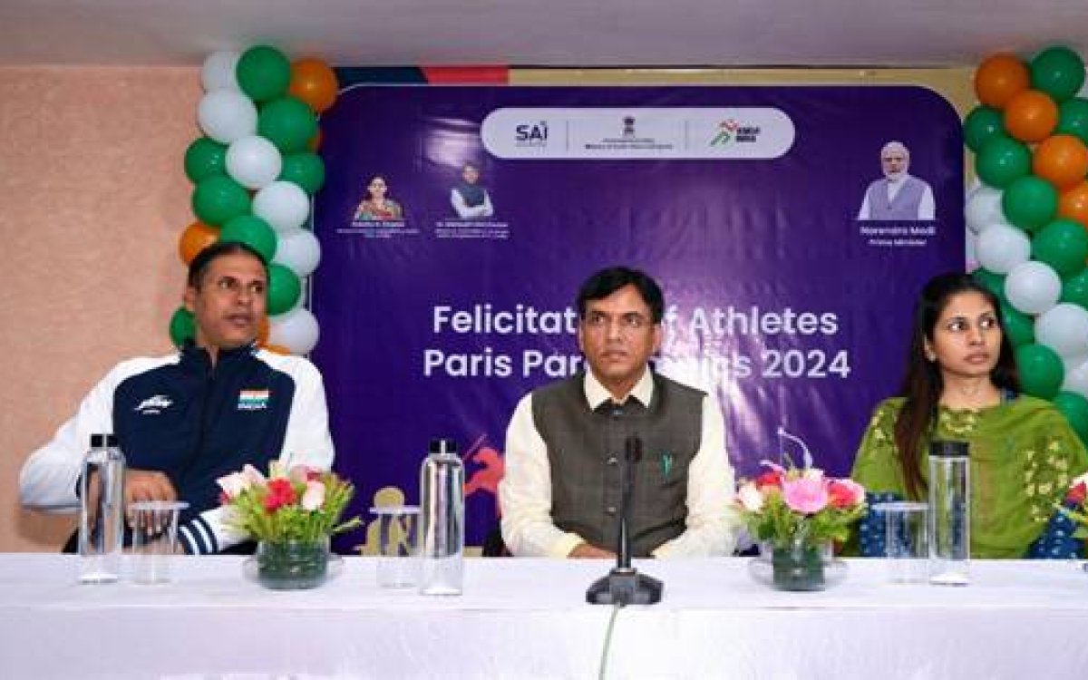 Sports Minister Mandaviya pledges full support to para-athletes after historic Paralympics performan