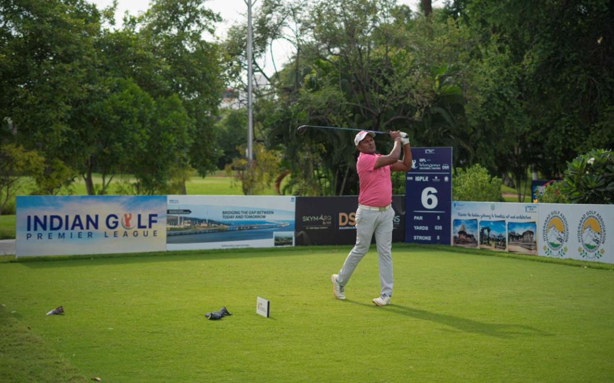 Telangana Golconda Open: Thangaraja Storms Into Our-shot Lead With A Sizzling 62 In Rd 2