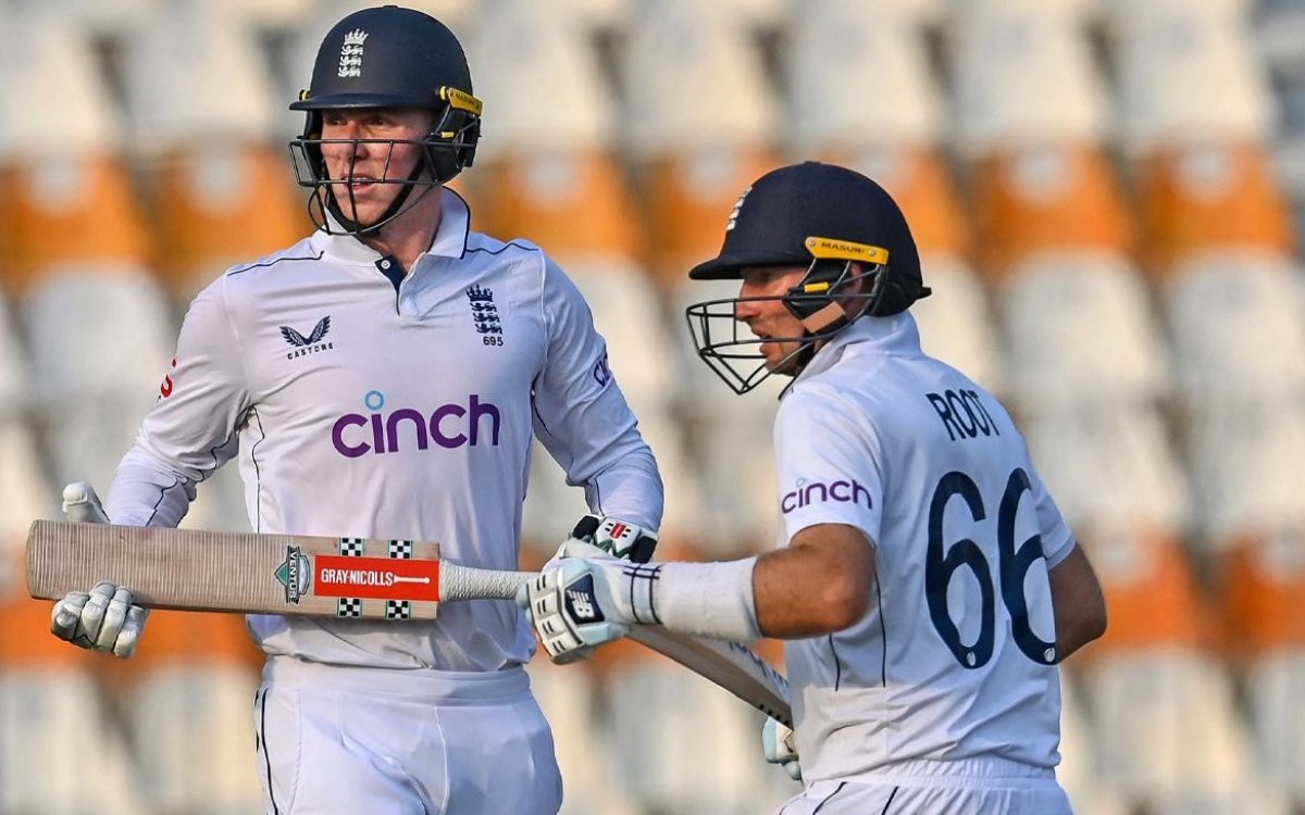 1st Test: Crawley, Root lead fight back as England trail by 460 runs against Pakistan