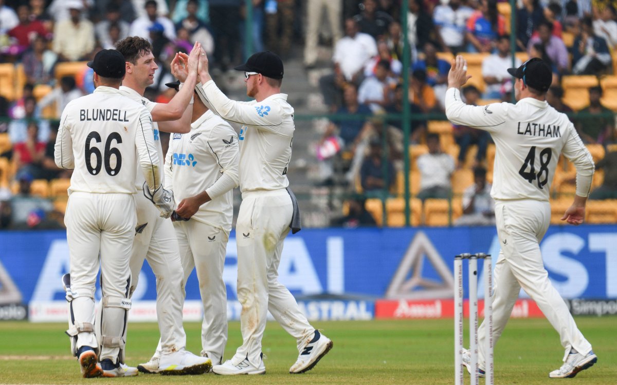 1st Test: NZ Need 107 To Win After O Rourke And Henry Three-fers Bowl Out India For 462