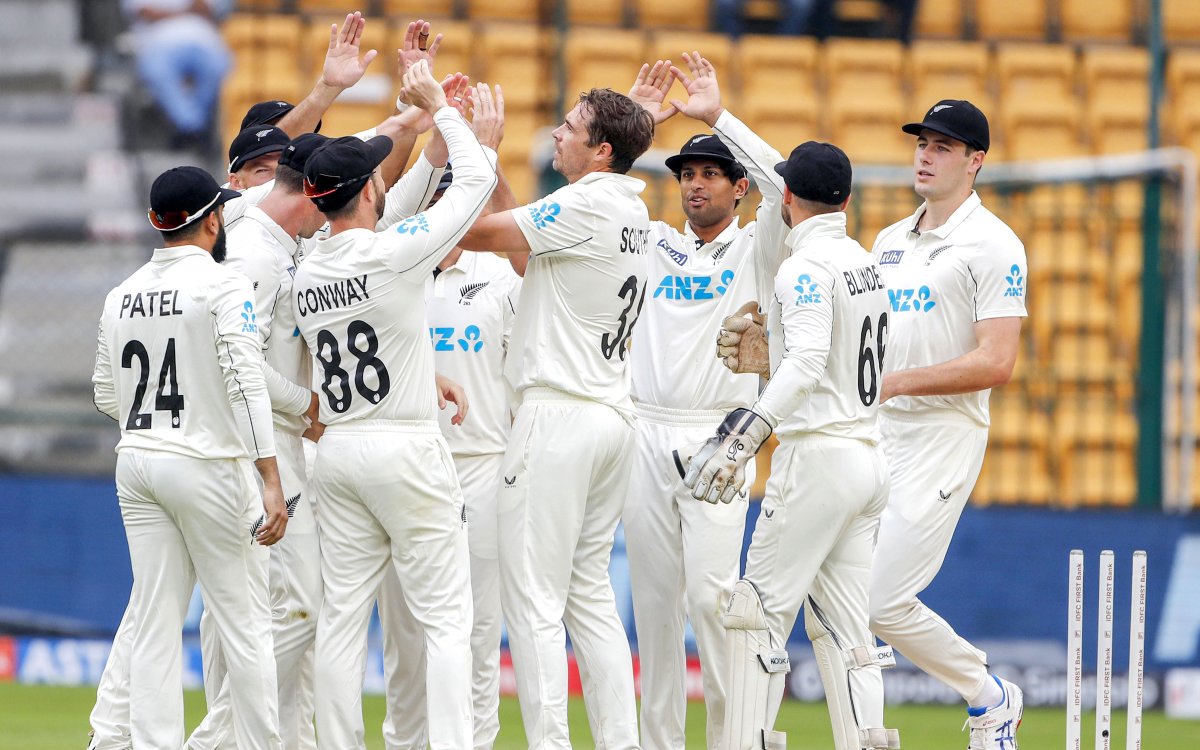 1st Test: O’Rourke Picks Three As NZ Gain Upper Hand By Reducing India To 34/6