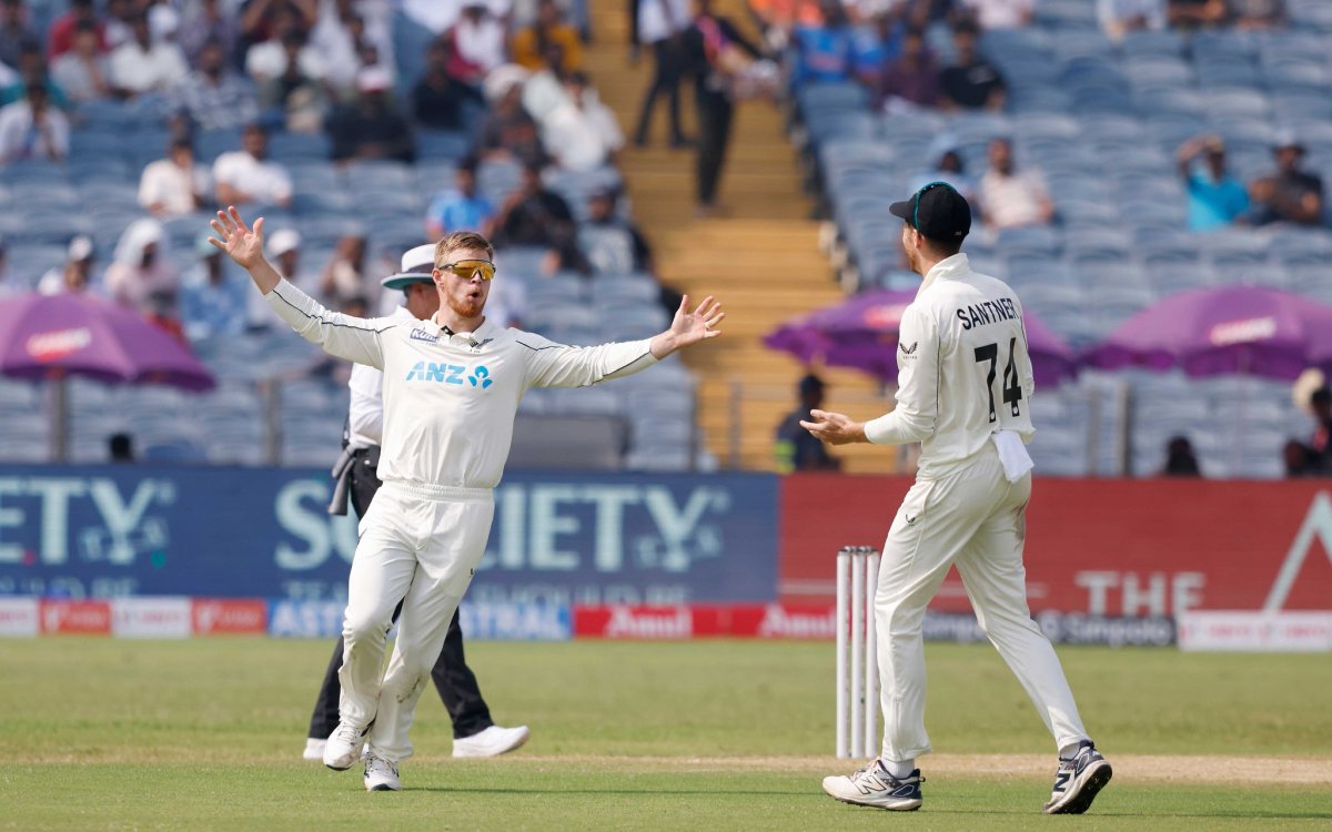 2nd Test: Mitchell Santner, Glenn Phillips wreck star-studded Indian batting line-up