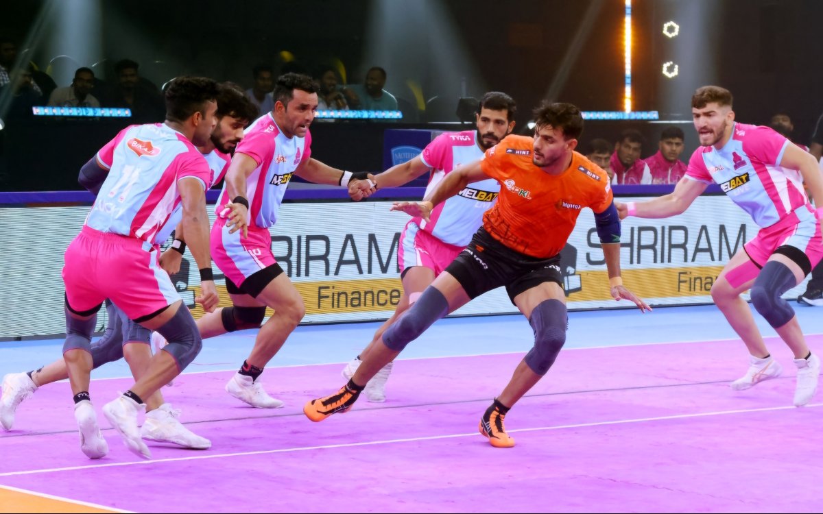 Ajit Chavan Stars As U Mumba Clinch Thrilling Win Vs Jaipur Pink Panthers