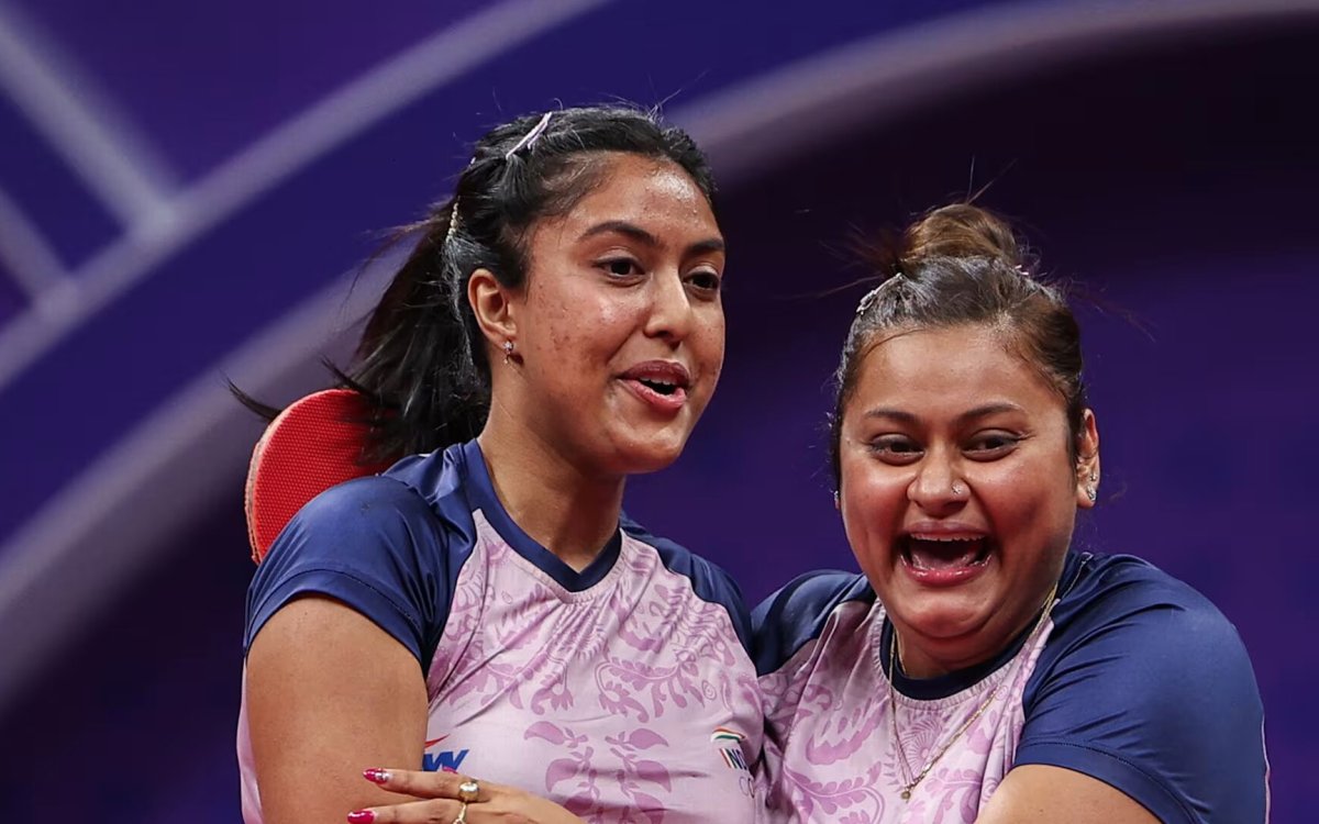 Ayhika-Sutirtha make history, assured of a medal as they reach Asian TT Championships semis