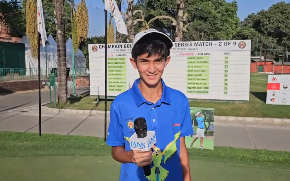 DGCL 2024: 12-yr-old Aditya Misra, the youngest participant, wants to become a pro golfer