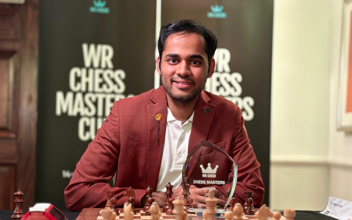 GM Arjun Erigaisi Clinches WR Chess Masters Title, Closes In On 2800 Rating