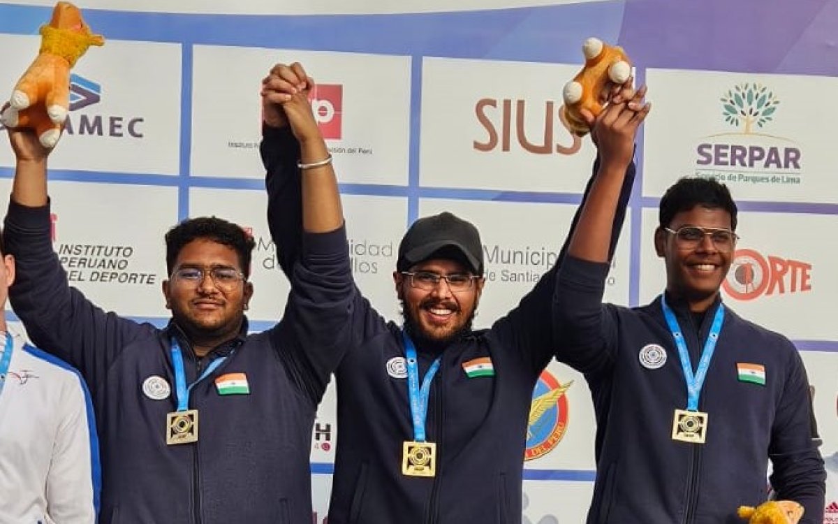 India win 25m rapid-fire pistol team event to clinch 11th gold at Lima Junior Worlds