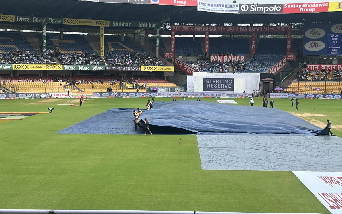 INDvNZ, 1st Test: Start Of Day 5 Play Delayed Due To Wet Outfield