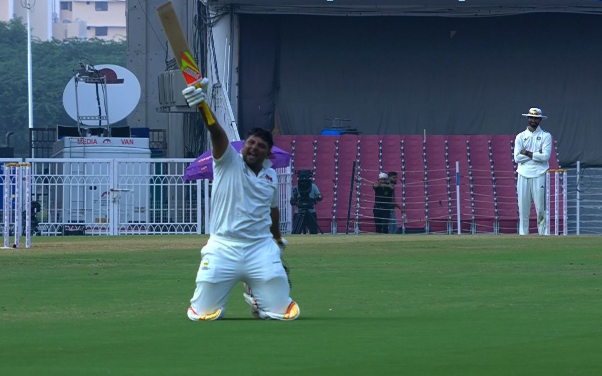 Irani Cup 2024: Sarfaraz s Brilliant Double Ton Helps Mumbai To Massive 536/9 Vs RoI On Day 2