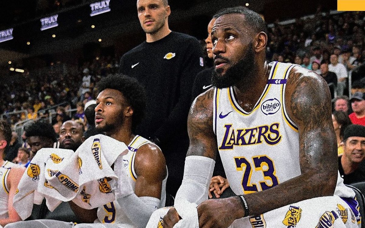 ‘Is this real?’: LeBron James reflects on sharing court with son Bronny