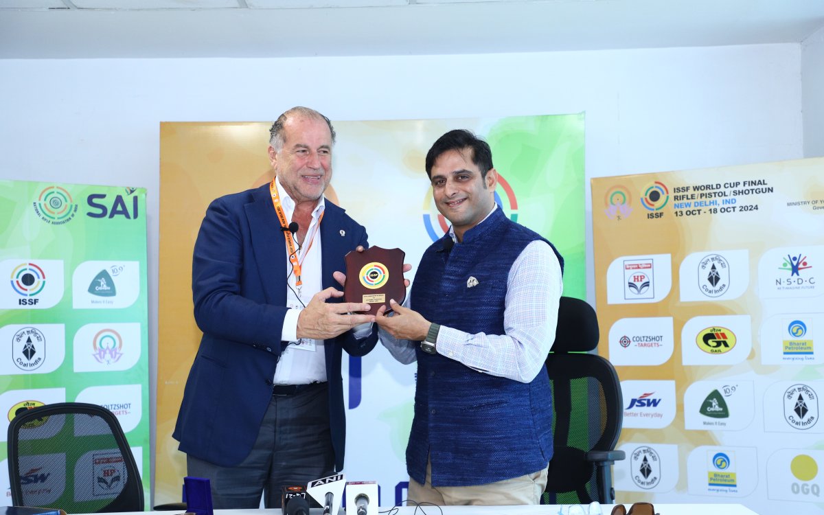 ISSF President Hails India’s Role In Growth Of Sport Shooting