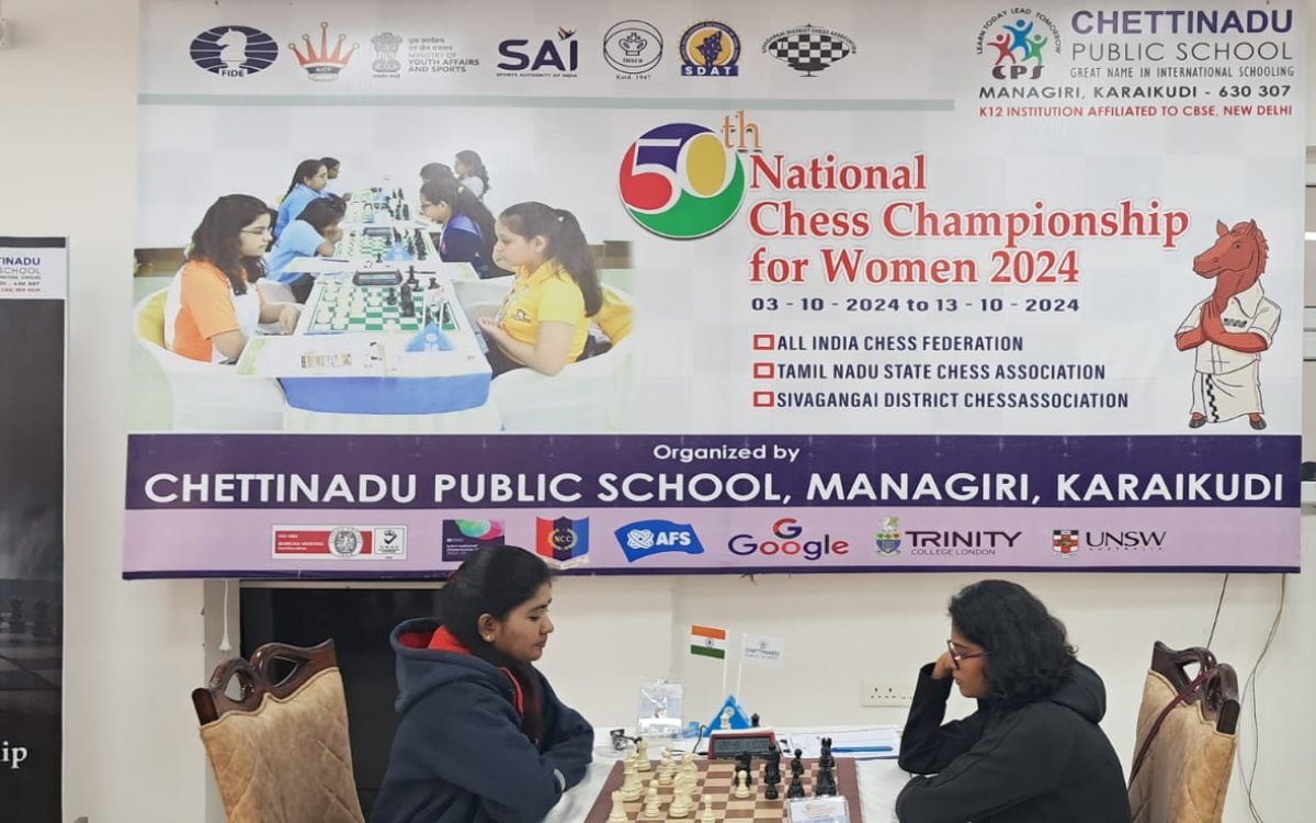 National Women s Chess: Exciting Finish On The Card As 9 Players Chase Leaders Nandhidhaa, Saranya