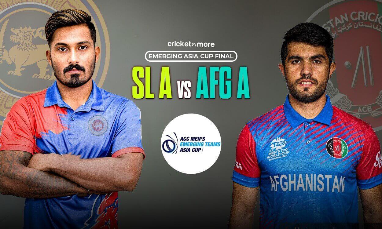 SL-A vs AFG-A: Dream11 Prediction Final, ACC Mens T20 Emerging Teams Asia Cup 2024