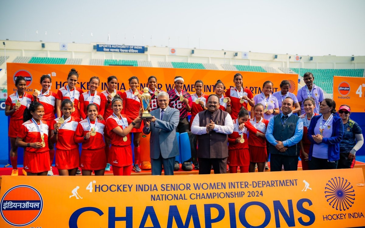 Sr Women Inter-Department Hockey: Railways Clinch Title With Win Over Indian Oil