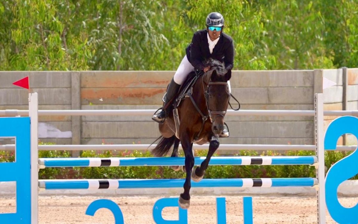 Surya Aditya,18, wins silver for India on Day 1 of Asian Equestrian Federation Cup - Youth