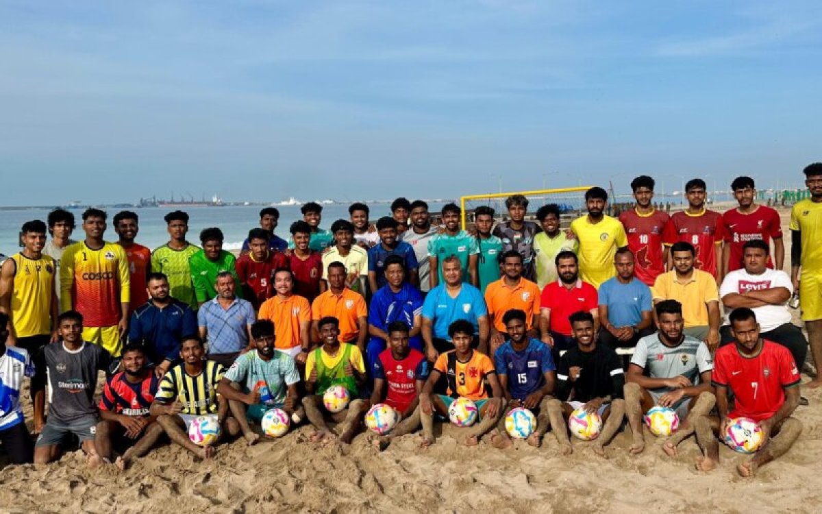 Trials for Indian men's beach soccer team held in Porbandar