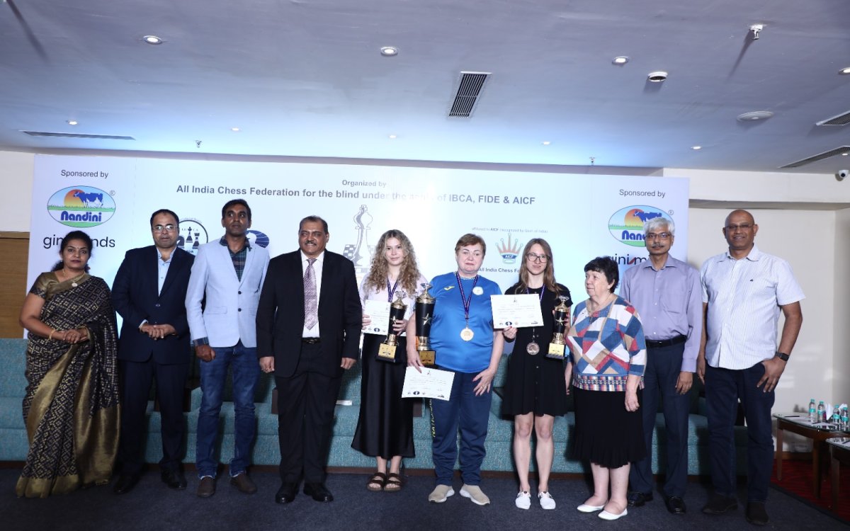 Ukraine, Poland Shine At IBCA World Chess Championship For The Blind