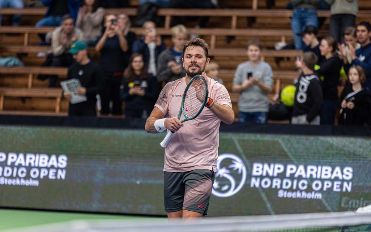 Wawrinka Becomes Oldest Quarterfinalist At Nordic Open