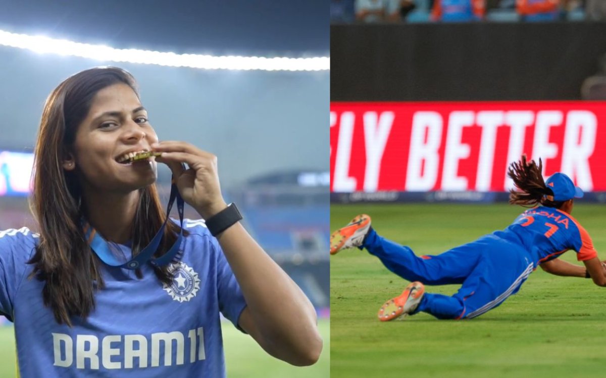 Women s T20 WC: Radha Yadav Wins Fielder Of The Match Honour For Stunning Catch Against SL