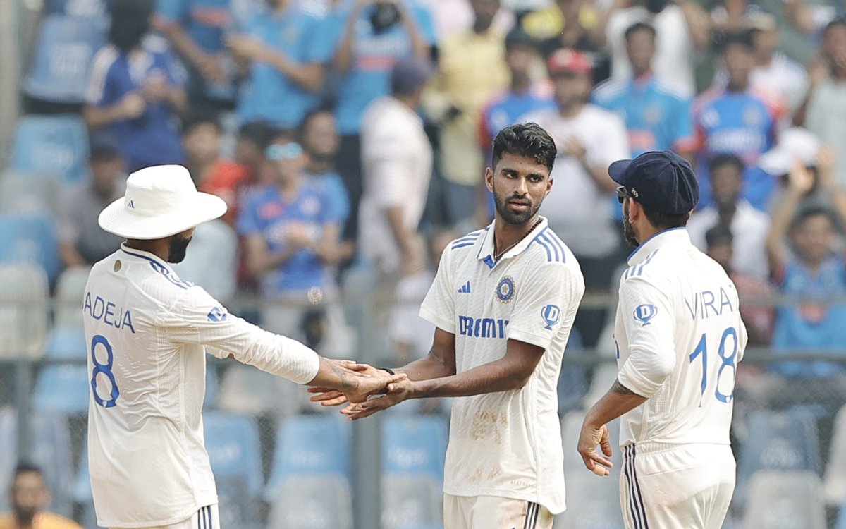 3rd Test: Sundar claims 2-26 as NZ reach 92/3 at lunch on Day 1