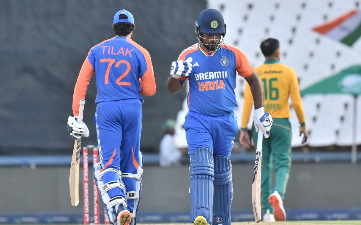 4th T20I: Blistering tons by Samson, Varma take India to record 283/1 against South Africa