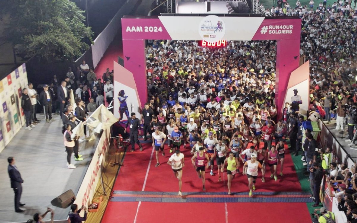 Adani Ahmedabad Marathon Runs Into History With 8th Edition