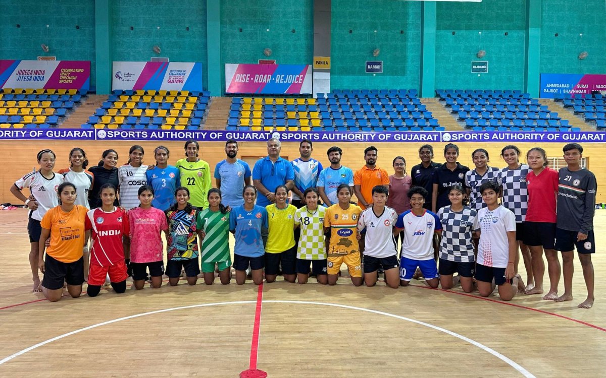 Indian Women s Futsal Team Camp Begins In Bhavnagar