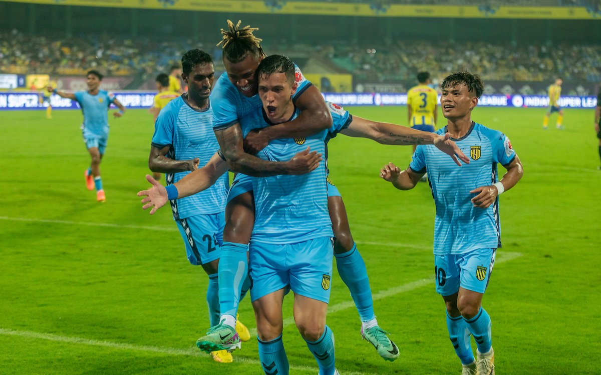 ISL 2024-25: Hyderabad FC Ride On Alba’s Brace To Register Come-from-behind Win Over Kerala Blasters