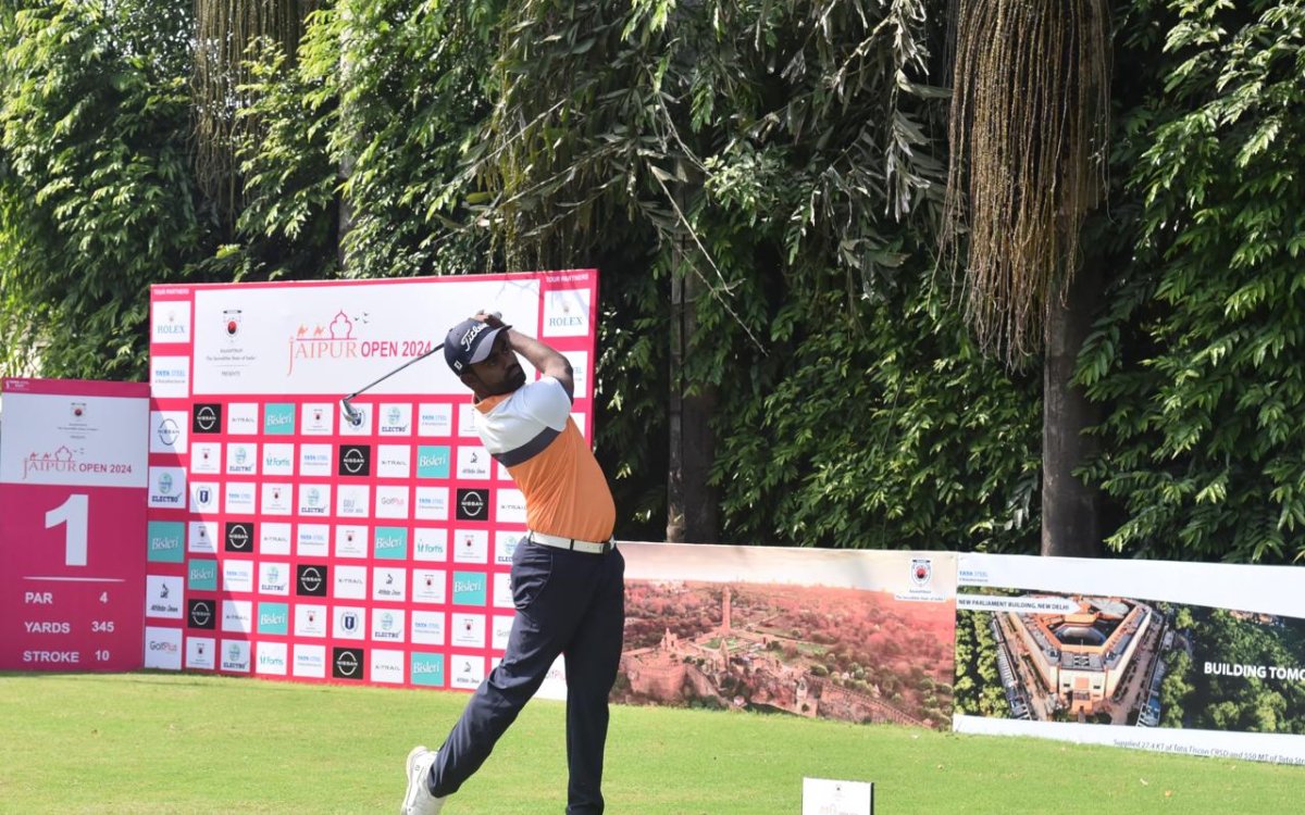 Jaipur Open 2024 Golf: Arjun Prasad Takes Lead With Sizzling 8-under 62 In First Round