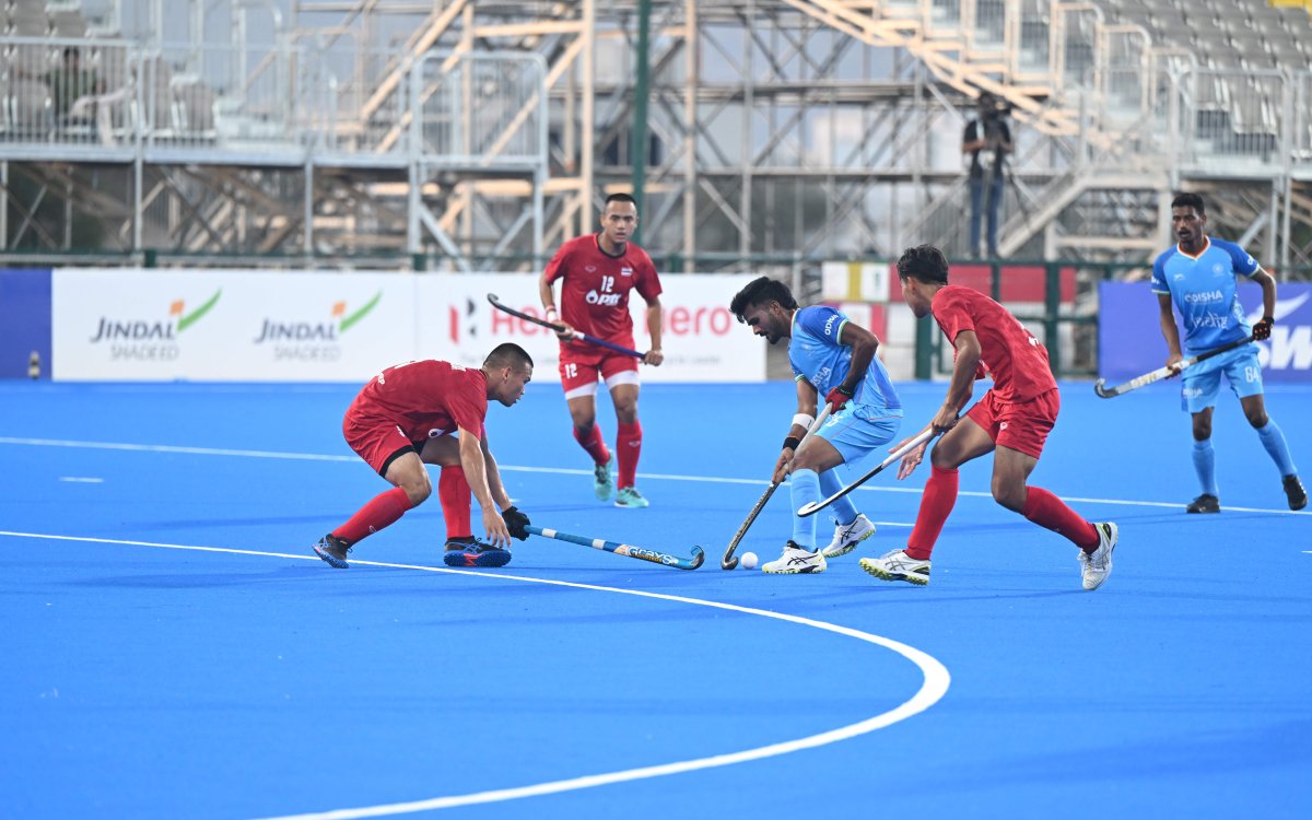 Men’s Jr Asia Cup Hockey: India register comprehensive 11-0 victory over Thailand