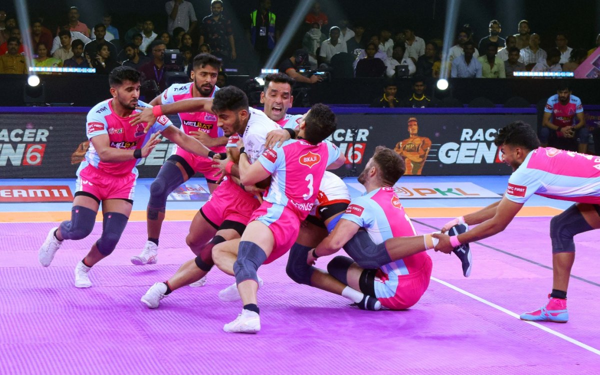 PKL Season 11: Deshwal joins elite list as Jaipur Pink Panthers overcome UP Yoddhas