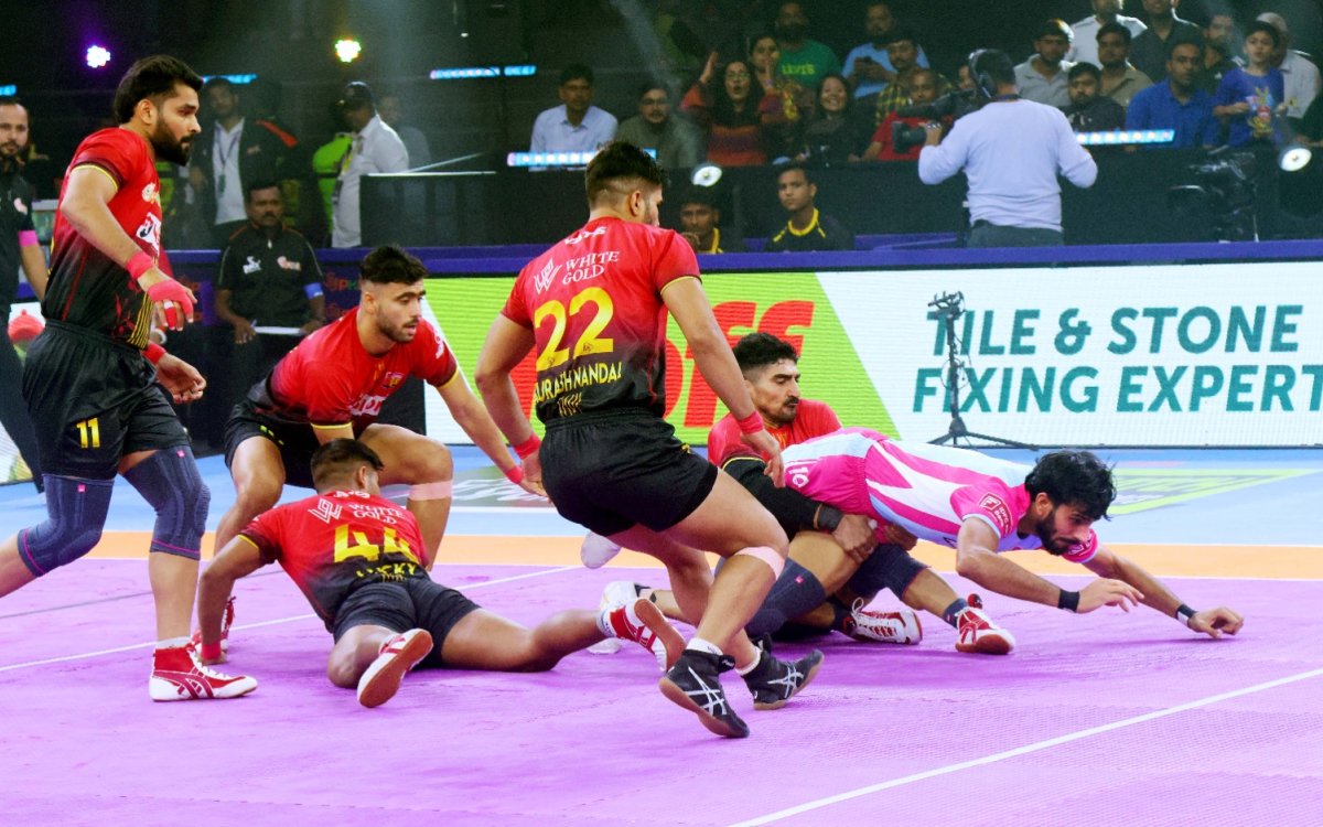 PKL Season 11: Deshwal's 19 points help Jaipur Pink Panthers overcome Bengaluru Bulls