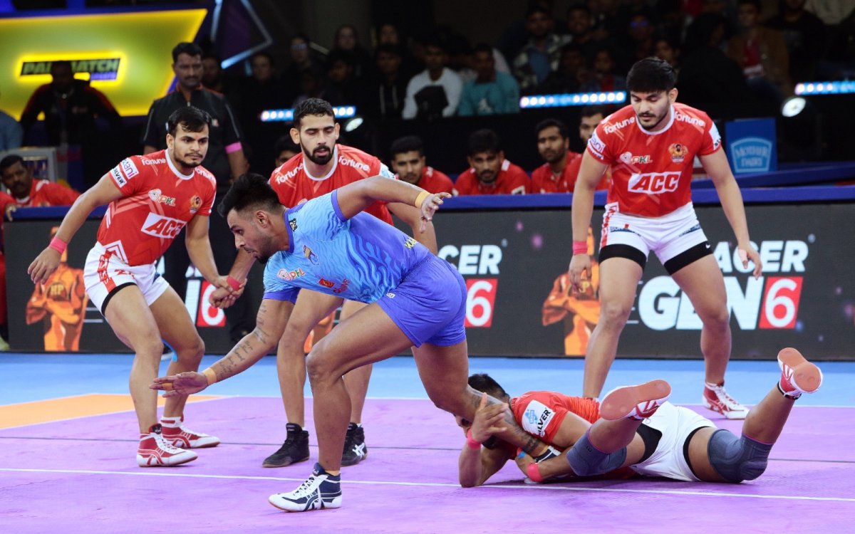 PKL Season 11: Guman's superb show helps Gujarat Giants beat Bengal Warriorz in thriller