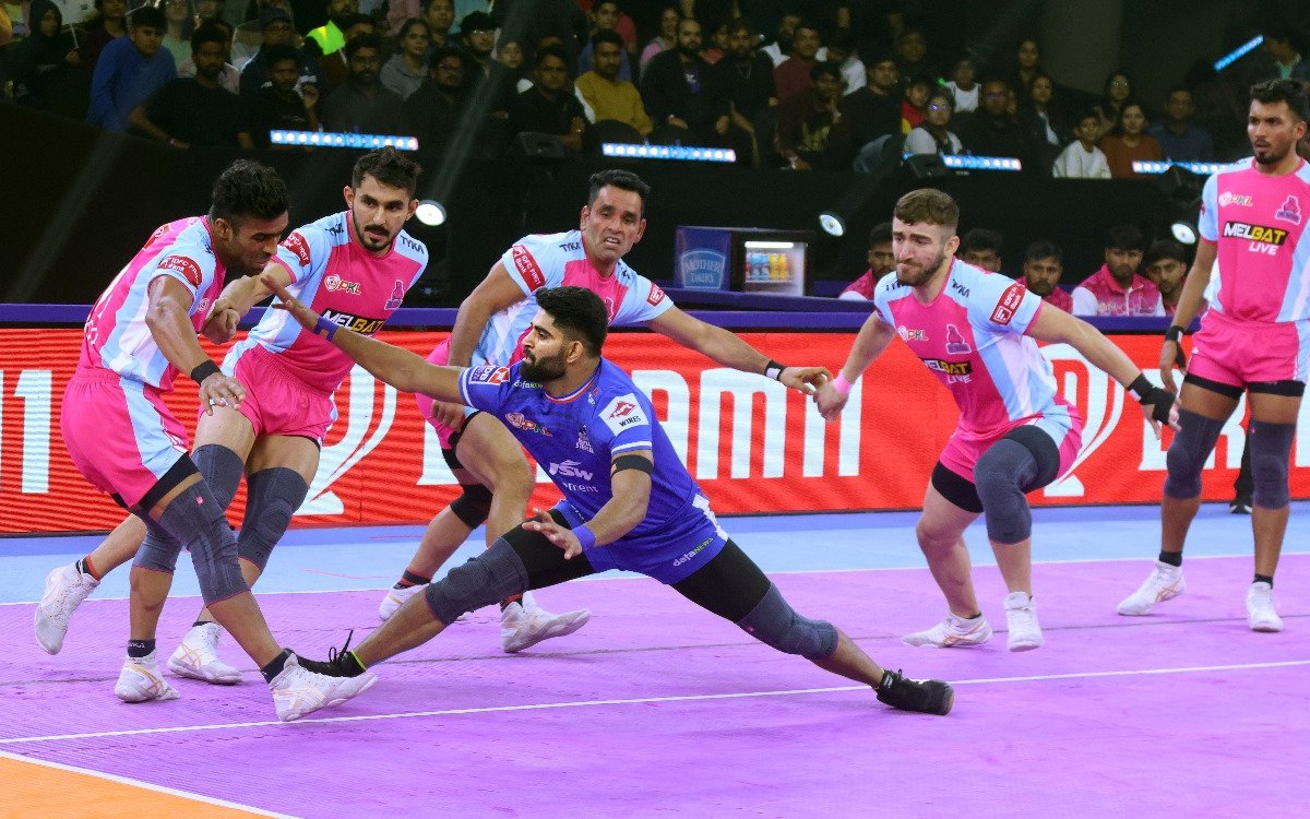 PKL Season 11: Haryana Steelers beat Jaipur Pink Panther by 13 points in a top-of-the-table clash