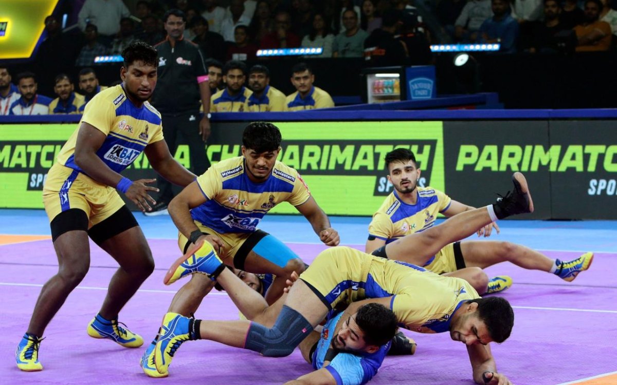 PKL Season 11: Nitesh Kumar, Moein Shafaghi, Amir Bastami help Tamil Thalaivas beat Bengal Warriorz