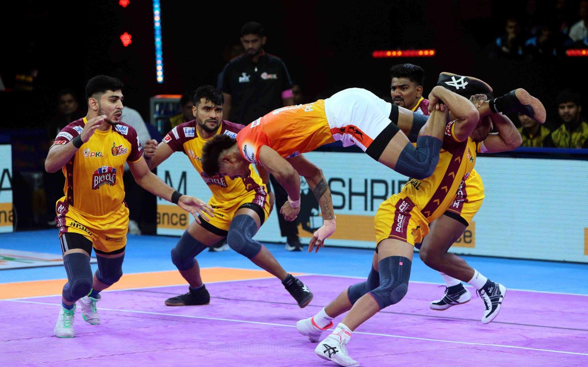 PKL Season 11: Pawan, Vijay Malik score Super 10s as Telugu Titans end home leg with thrilling win