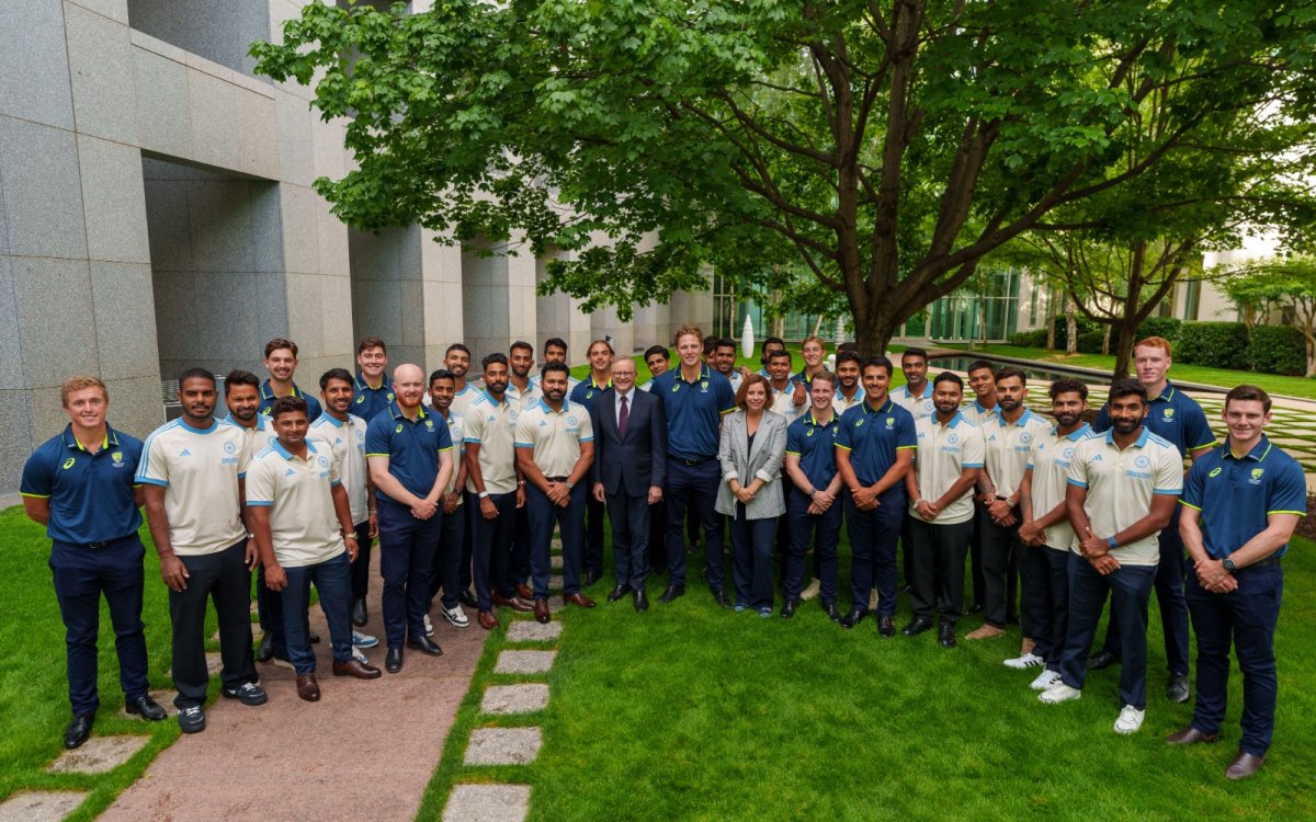 Rohit-led Indian team meets Australian PM Anthony Albanese in Canberra ahead of tour game