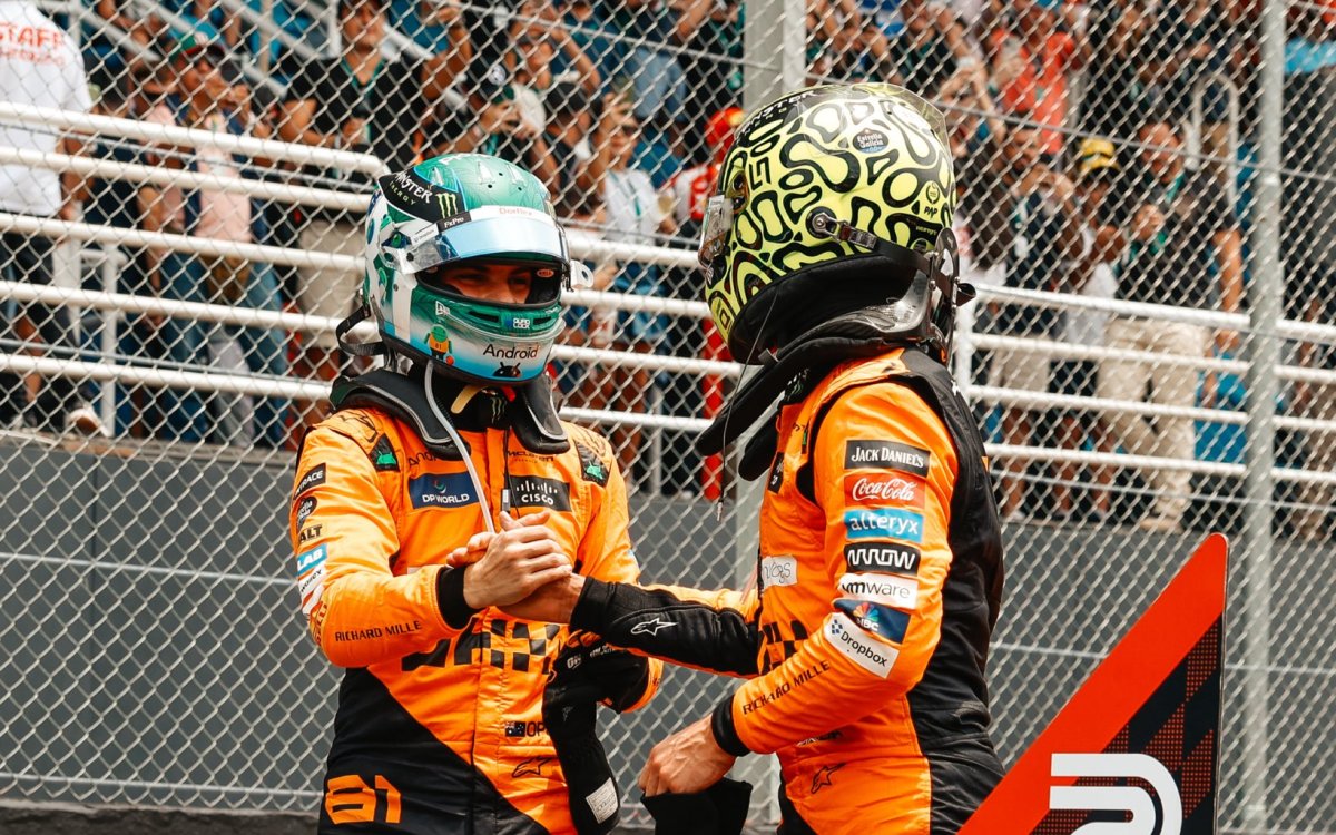 Sao Paulo Grand Prix: McLaren switcheroo secures win for Lando Norris in Sprint Race