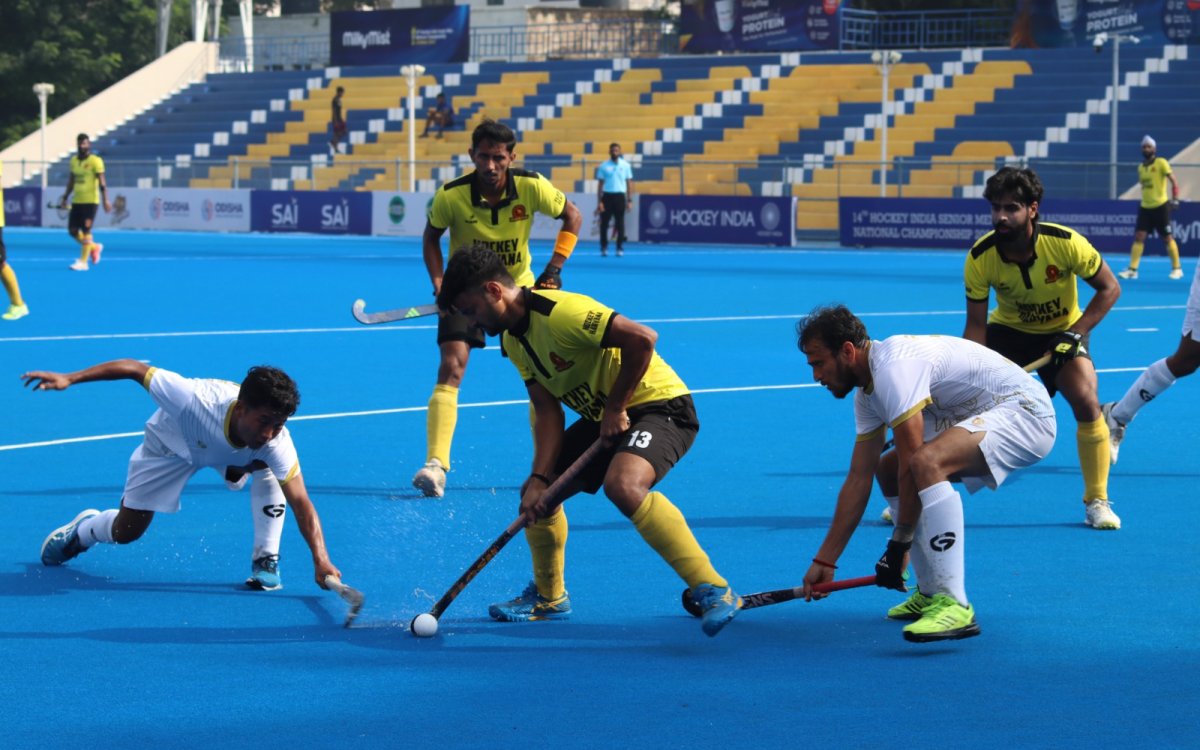 Sr Men's National Hockey: Haryana, Manipur win matches to reach quarters