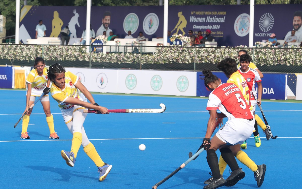 Sub-jr Women s National Hockey:  Chandigarh, Mizoram, M.P, Haryana Win On Day 4