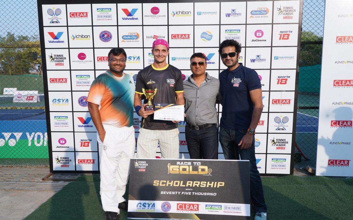 Tennis Premier League Race to Gold Masters tournament ends on high in Gujarat