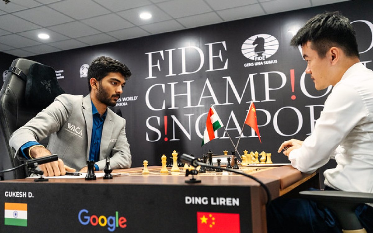 World Chess Championship: Ding Liren fails to capitalise as Gukesh D holds on to draw in Game 6