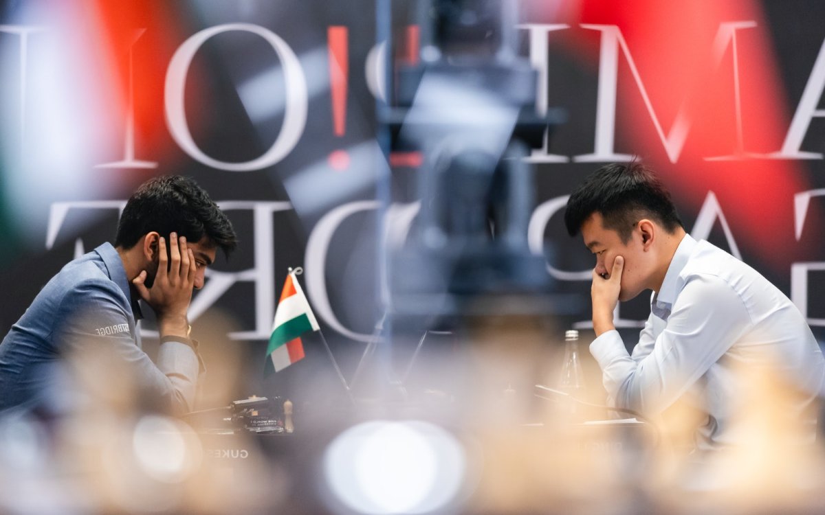 World Chess Championship: Ding Springs A Surprise But Gukesh Plays Safe To Draw Game 2 (Ld)