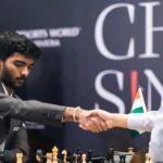 World Chess Championship: Gukesh strikes back to beat Ding Liren in third game; ties scores (Ld)